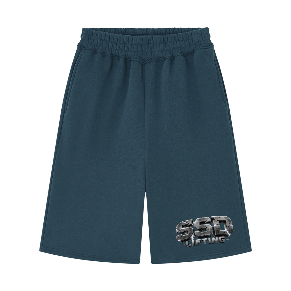 SSD Lifting Raw Edge Fleece Shorts