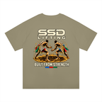 Built From Strength Wrestling Oversized Drop Shoulder T-Shirt