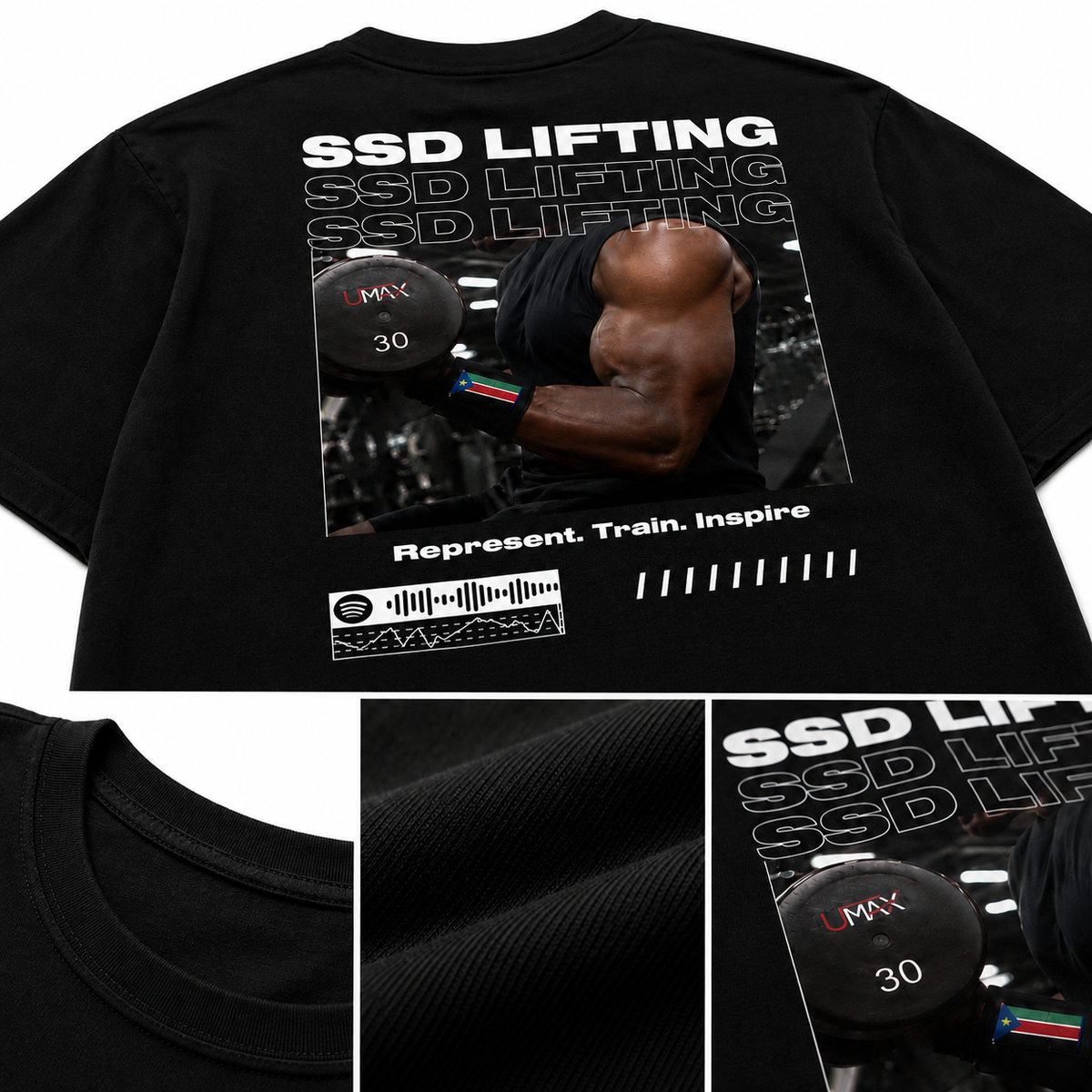 SSD Lifting Drop Shoulder T-Shirt – Represent Edition
