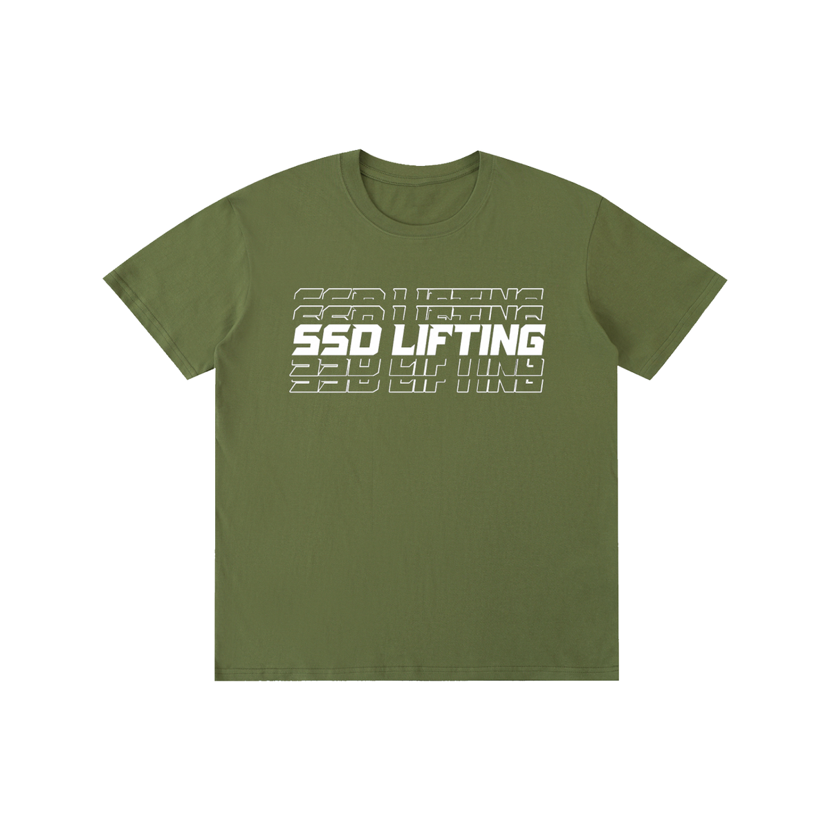SSD Lifting Premium Heavyweight Tee – Stacked Edition