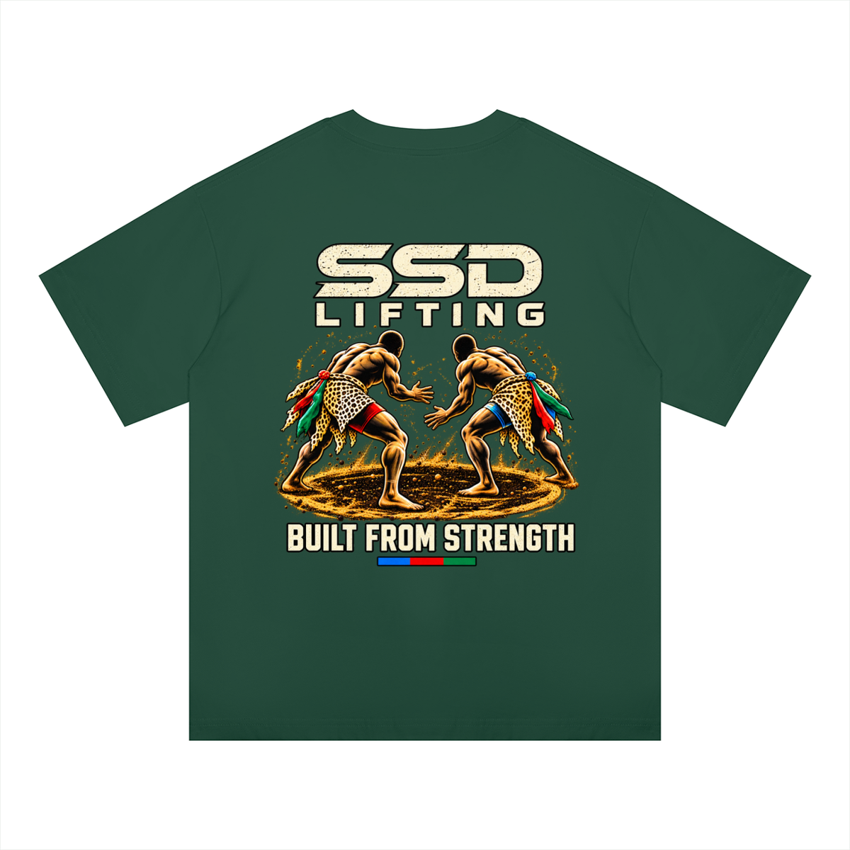Built From Strength Wrestling Oversized Drop Shoulder T-Shirt
