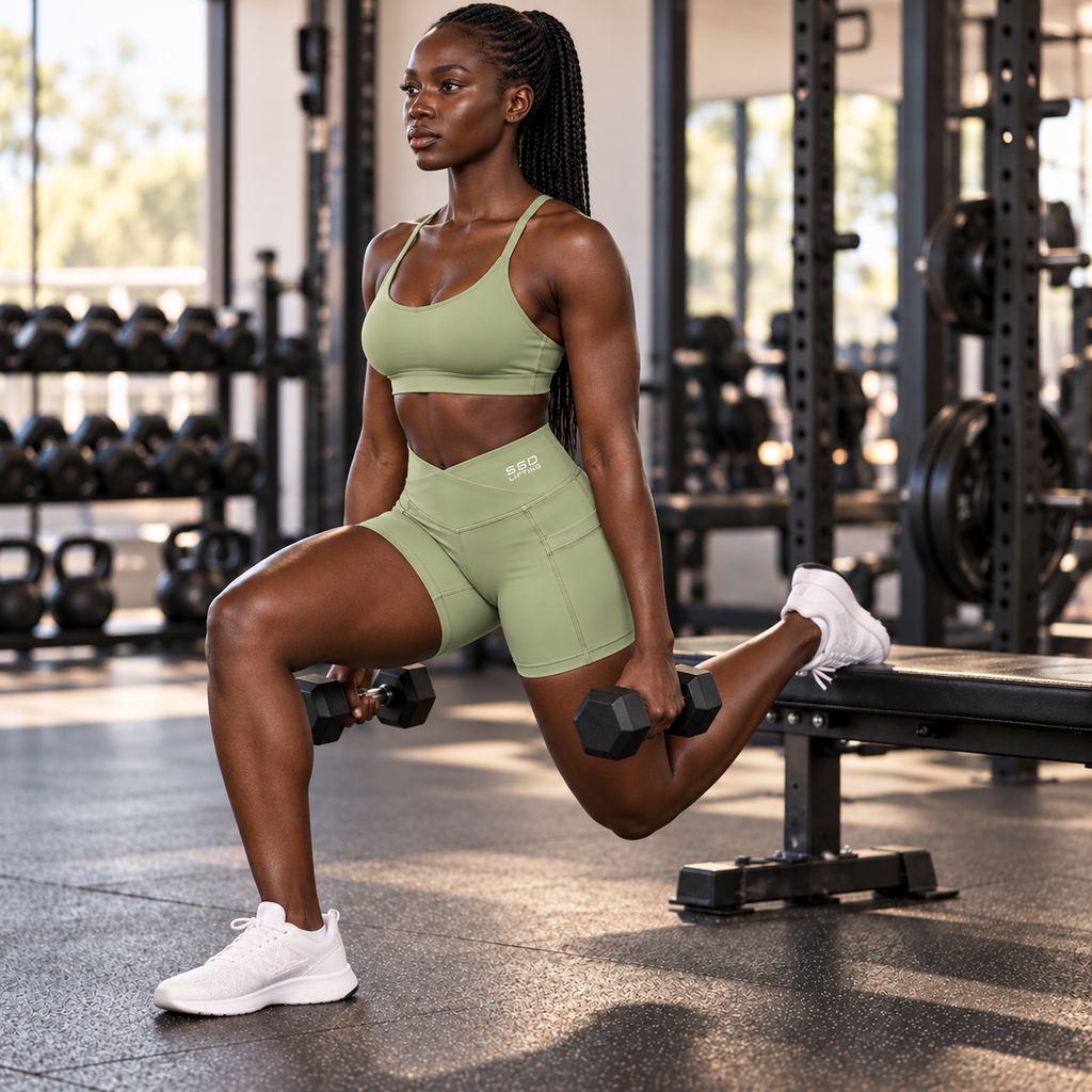 SSD Lifting Women’s High Rise Pocket Shorts