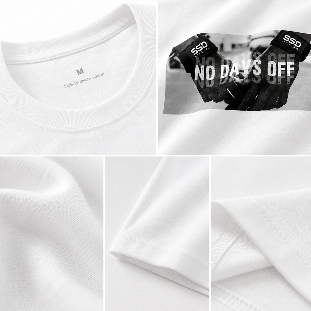 SSD Lifting Women’s Training Tee – No Days Off Edition
