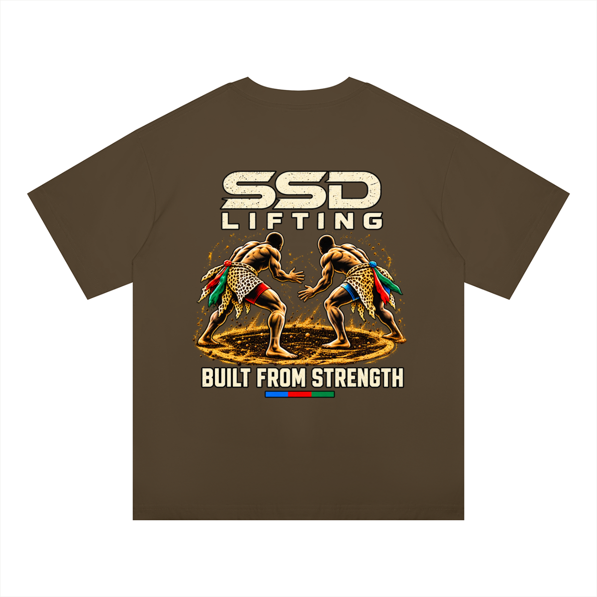 Built From Strength Wrestling Oversized Drop Shoulder T-Shirt