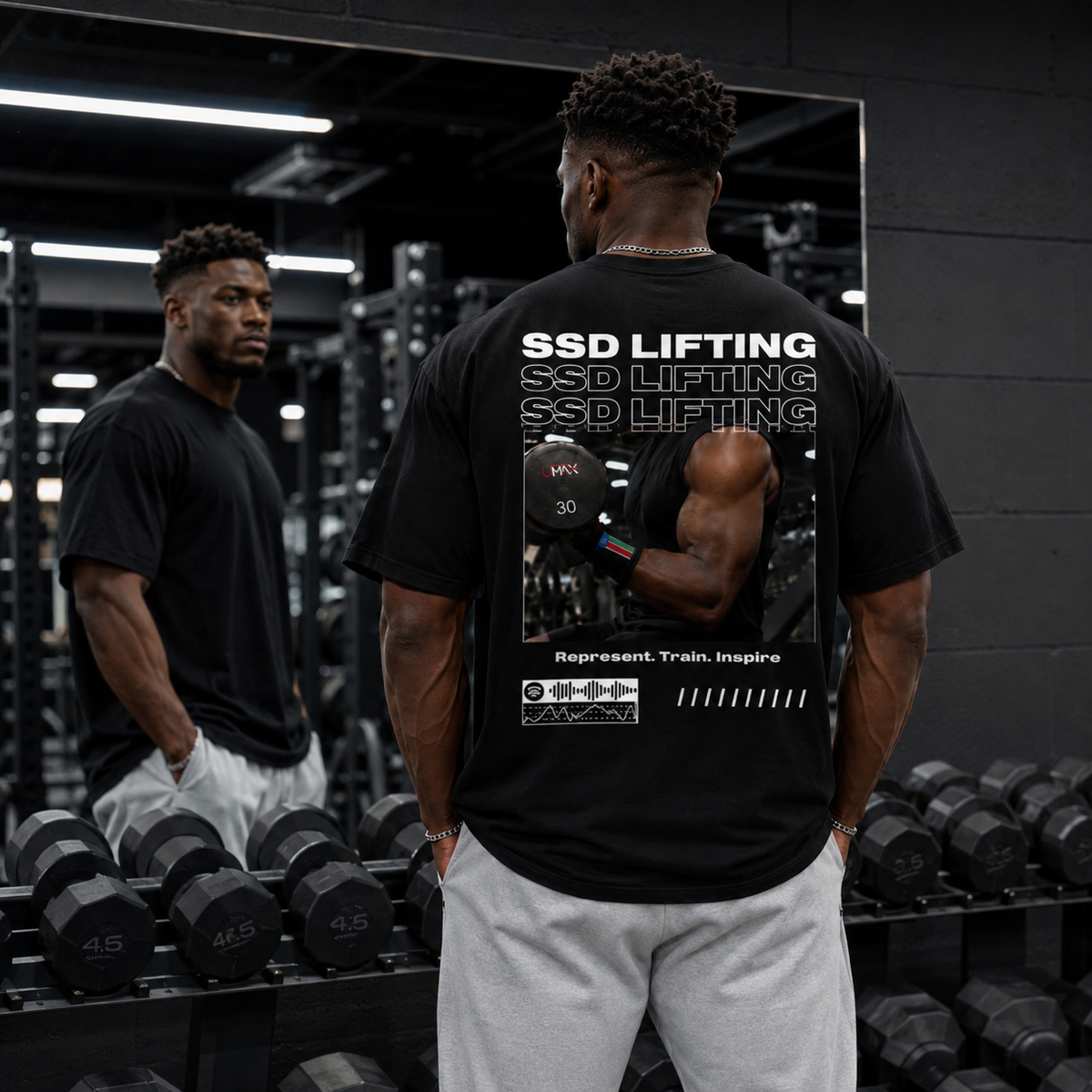 SSD Lifting Drop Shoulder T-Shirt – Represent Edition