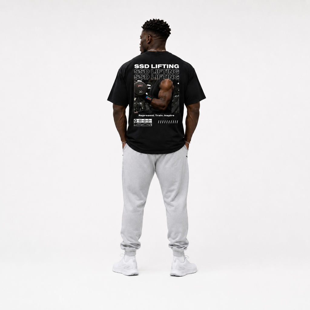 SSD Lifting Drop Shoulder T-Shirt – Represent Edition