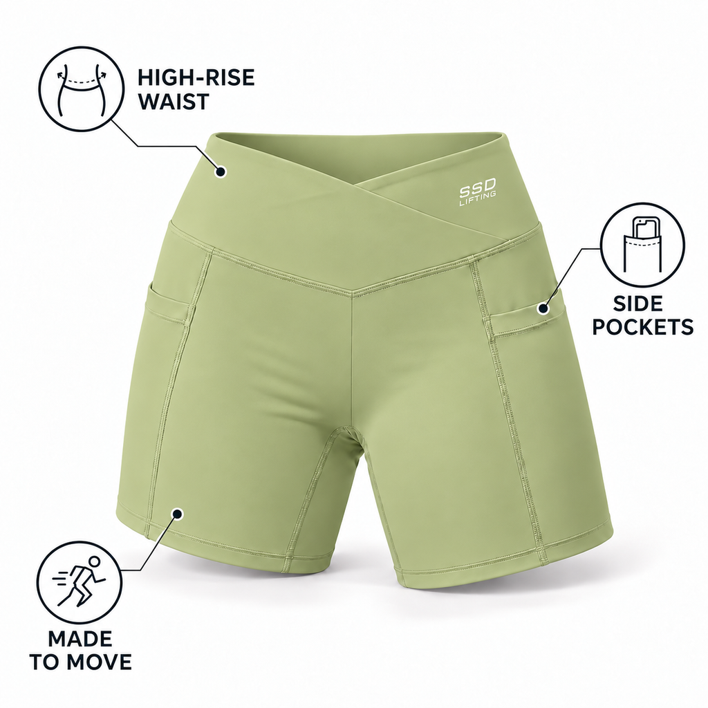 SSD Lifting Women’s High Rise Pocket Shorts