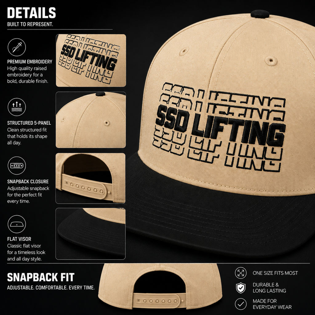 SSD Lifting 5-Panel Cap – Represent Edition