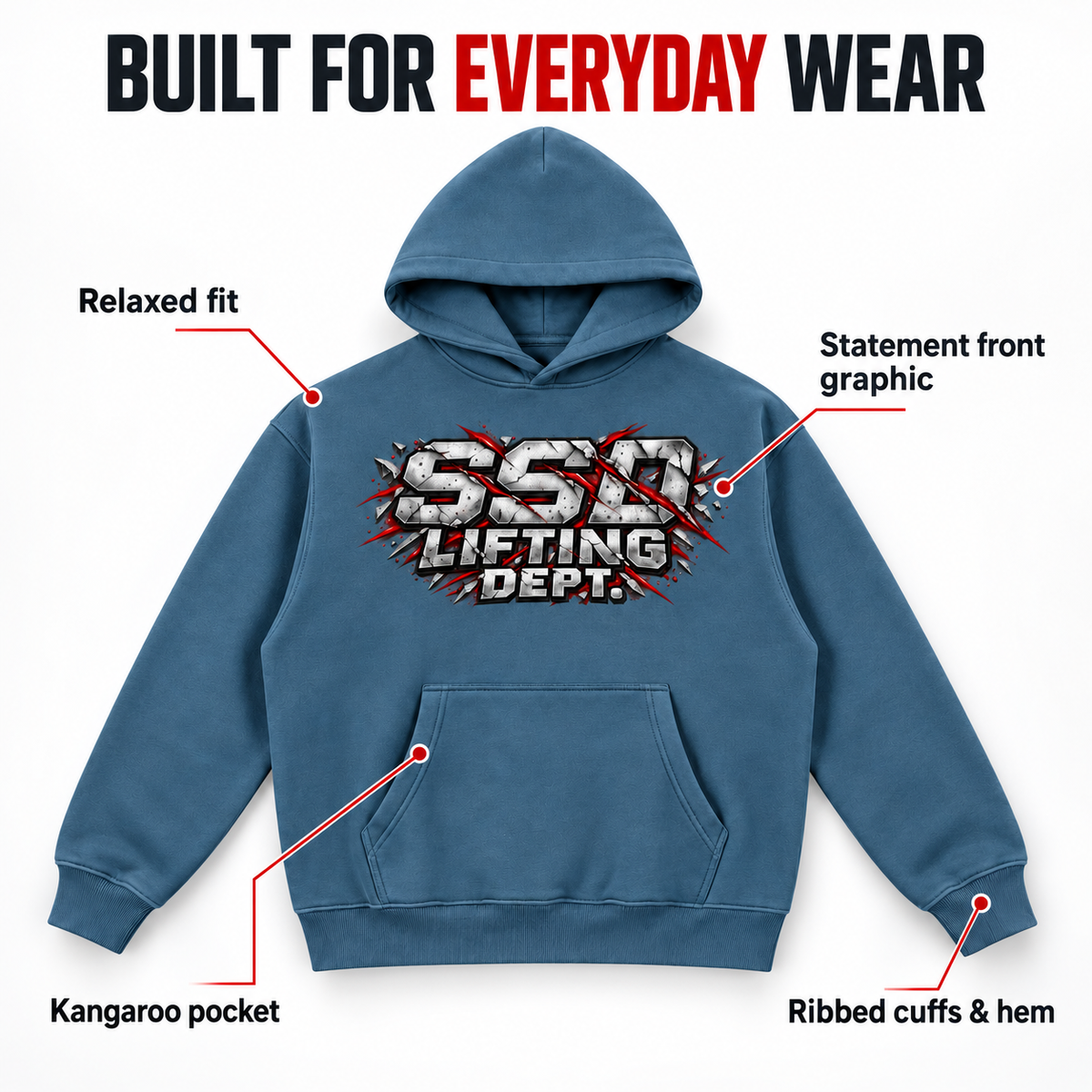 SSD Lifting Classic Hoodie – Dept. Edition