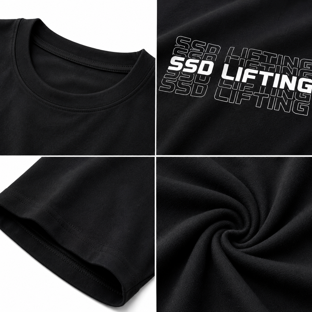 SSD Lifting Premium Heavyweight Tee – Stacked Edition