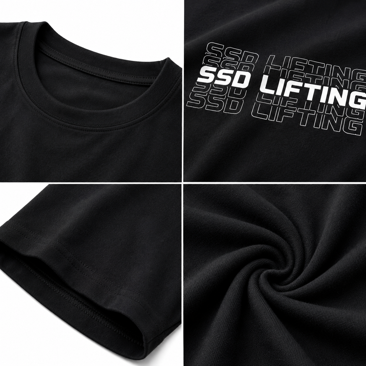 SSD Lifting Premium Heavyweight Tee – Stacked Edition
