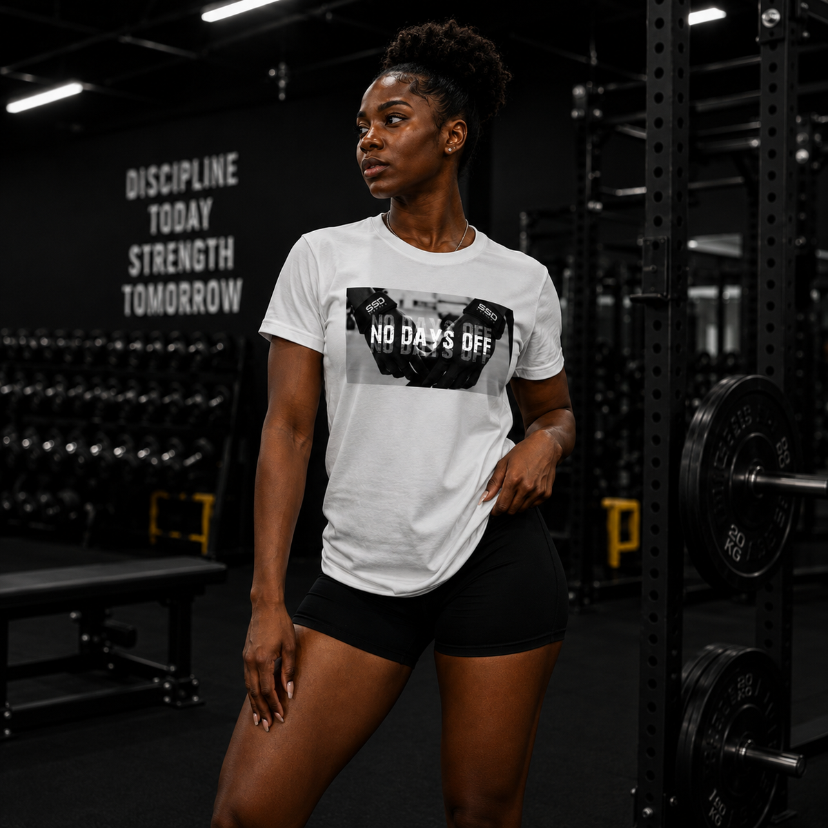 SSD Lifting Women’s Training Tee – No Days Off Edition