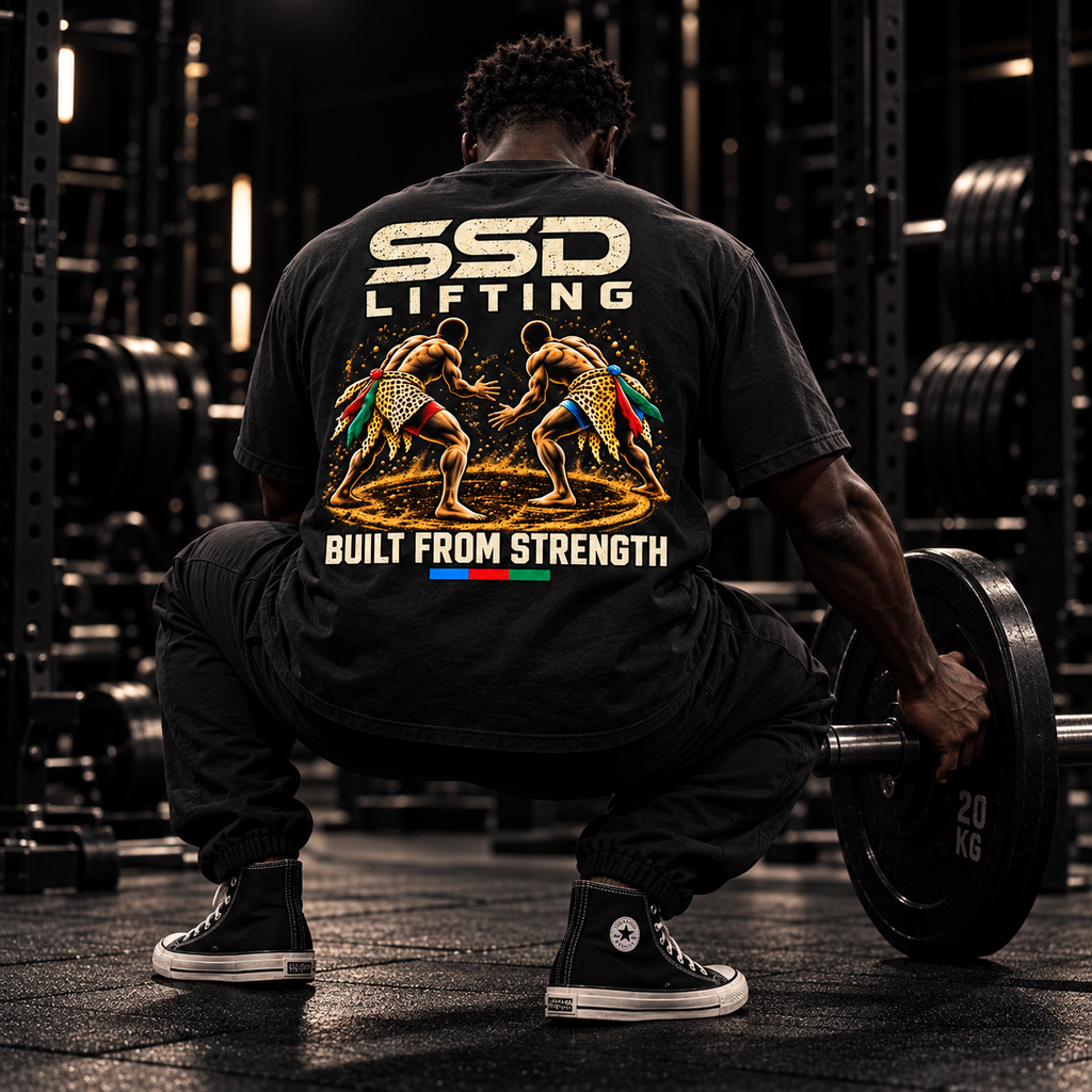 Built From Strength Wrestling Oversized Drop Shoulder T-Shirt