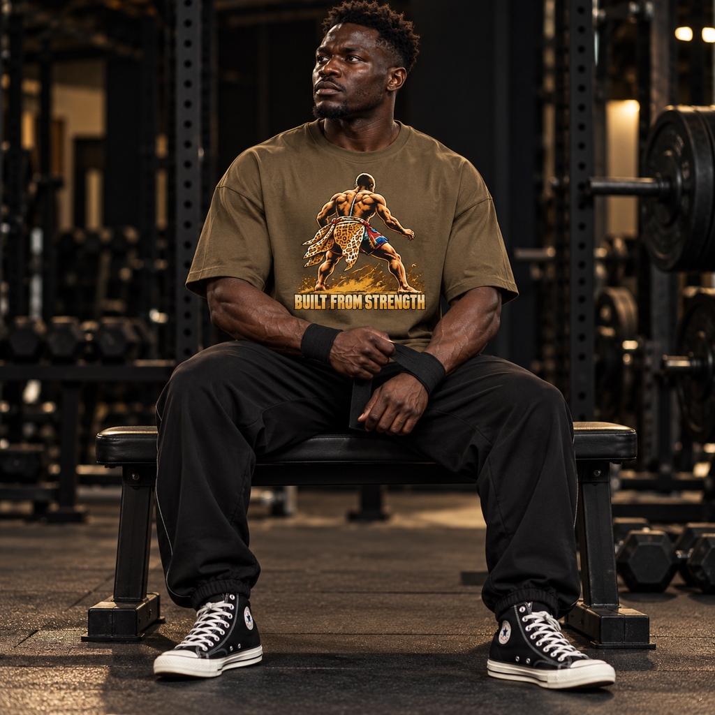 Built From Strength Oversized Drop Shoulder T-Shirt
