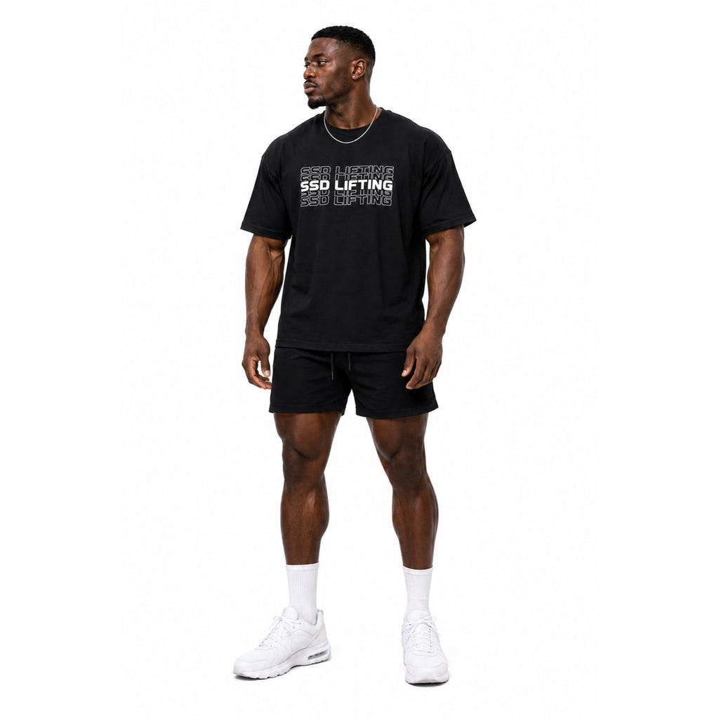 SSD Lifting Premium Heavyweight Tee – Stacked Edition