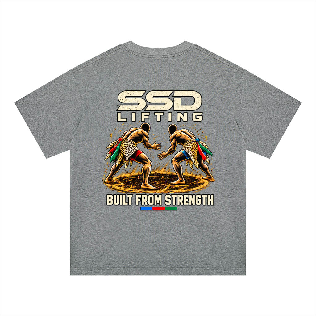 Built From Strength Wrestling Oversized Drop Shoulder T-Shirt