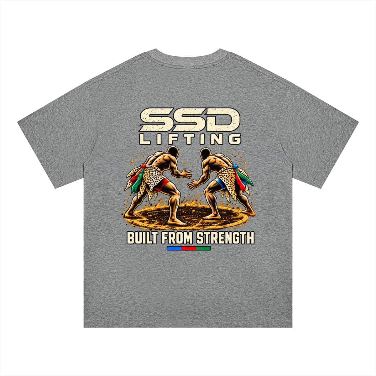 Built From Strength Wrestling Oversized Drop Shoulder T-Shirt