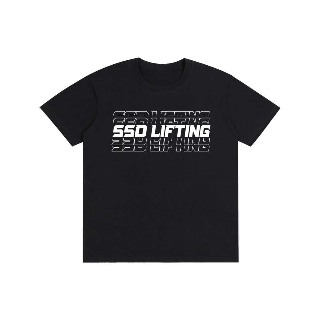 SSD Lifting Premium Heavyweight Tee – Stacked Edition