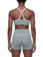 SSD Lifting Women’s Sports Bra & High-Waisted Shorts Set.