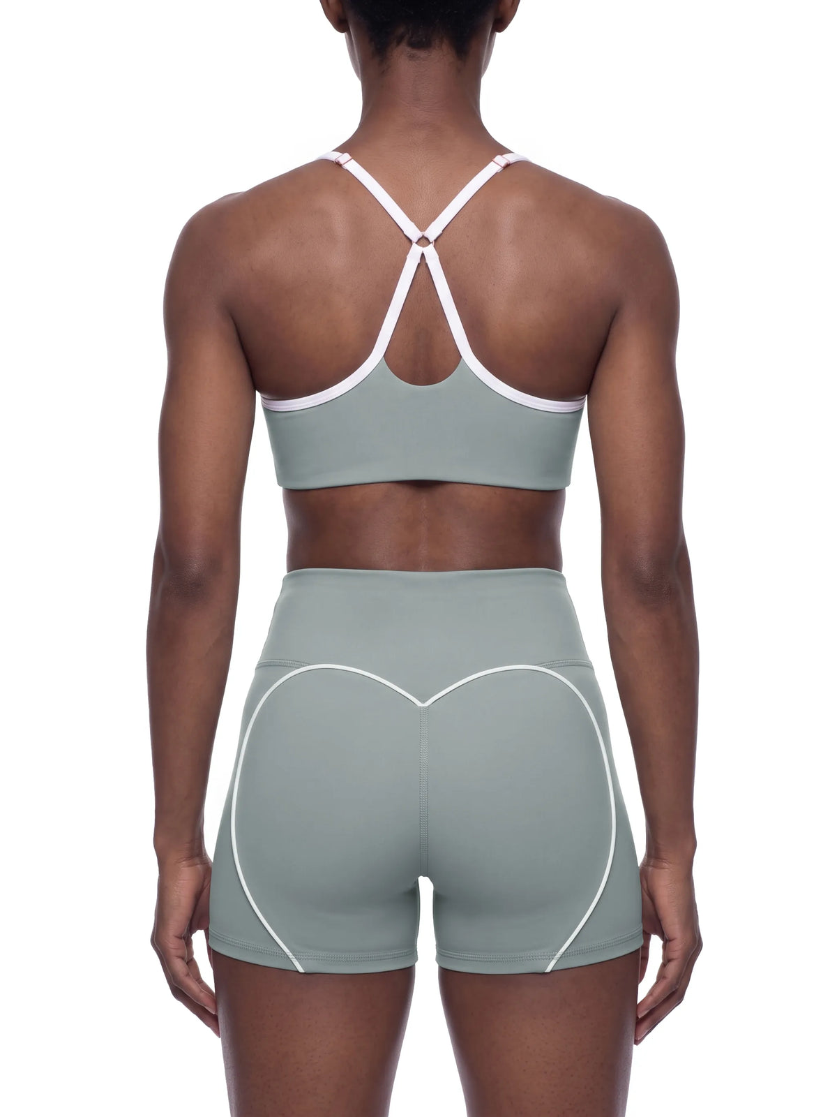 SSD Lifting Women’s Sports Bra & High-Waisted Shorts Set.